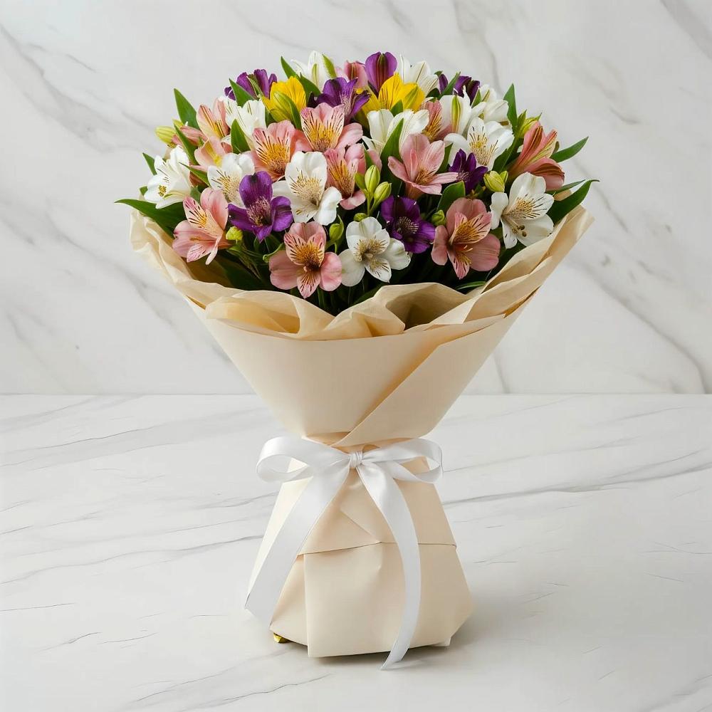 Букет цветов из: Альстромерии в Гусеве